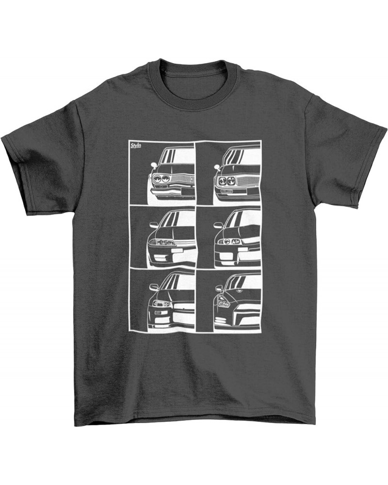 GTR Generations T-Shirt | JDM Mechanic Racing Car Short Sleeve Gift Automotive Enthusiasts Adult Heather Charcoal $11.74 T-Sh...