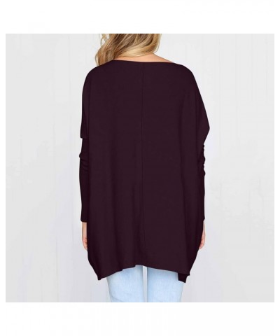 Women Lightweight 2023 Trendy Fall Sweatshirt Long Sleeve Crew Neck Pullover Tops Clothes Fall Winter Fashion 2023 5093-axfhh...