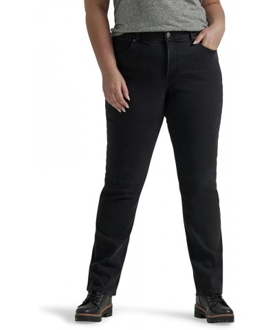 Women's Plus Size Ultra Lux Comfort with Flex Motion Straight Leg Jean Midnight Bloom $20.39 Jeans