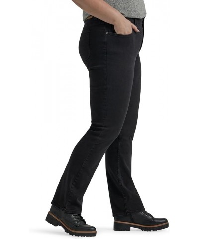 Women's Plus Size Ultra Lux Comfort with Flex Motion Straight Leg Jean Midnight Bloom $20.39 Jeans