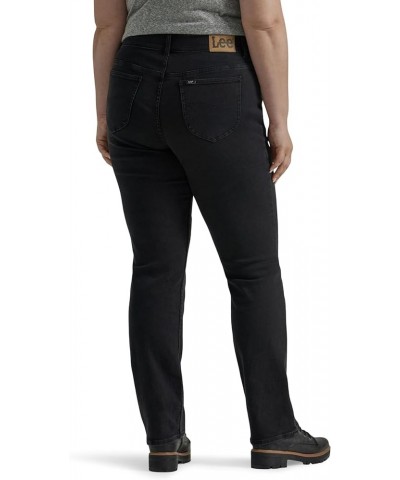 Women's Plus Size Ultra Lux Comfort with Flex Motion Straight Leg Jean Midnight Bloom $20.39 Jeans