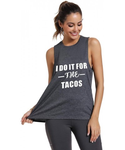 Tank Tops for Women-Womens Funny Saying Fitness Workout Racerback Tank Tops Sleeveless Shirts H816grey-muscle Tank $9.59 Acti...