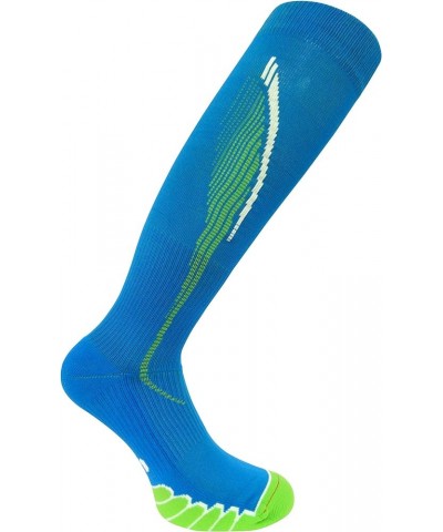 Eurosock, Perform Better and Recover Faster with Patented Recovery Graduated Compression OTC Socks- EU-0416 Turquoise/Green $...