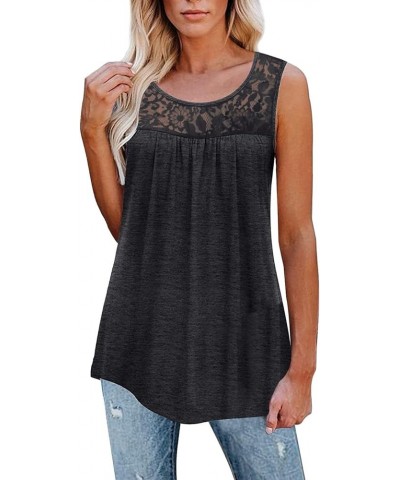 Womens U Neck Sleeveless Vest Rib Knit Base Cami Tank Tops Casual Summer Workout T-Shirt Basic Slim Fit Tee Shirt Blouse X1-g...