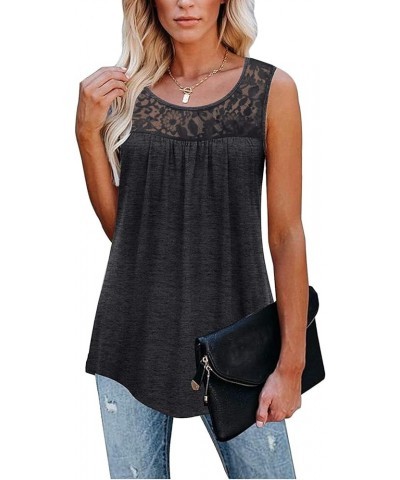 Womens U Neck Sleeveless Vest Rib Knit Base Cami Tank Tops Casual Summer Workout T-Shirt Basic Slim Fit Tee Shirt Blouse X1-g...