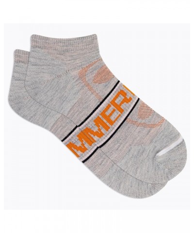 Men's and Women's Zoned Cushioned Wool Hiking Low Cut Socks-1 Pair Pack-Breathable Arch Support Gray $11.85 Activewear