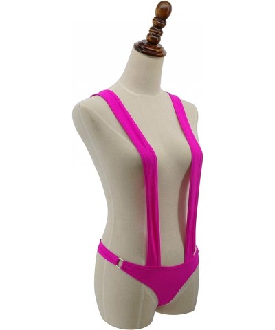 Sling Bikini Extreme Micro Bikinis G String Thong Mini Exotic Tanning Bathing Suit 1876-fushia $12.50 Swimsuits