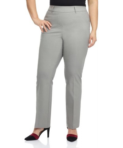 Curvy Woman Ease into Comfort Barely Bootcut Plus Size Pant (20W, Silver) $31.89 Pants