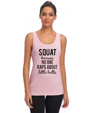 Tank Tops for Women-Womens Funny Saying Fitness Workout Racerback Tank Tops Sleeveless Shirts Lightpink/B $10.80 Activewear