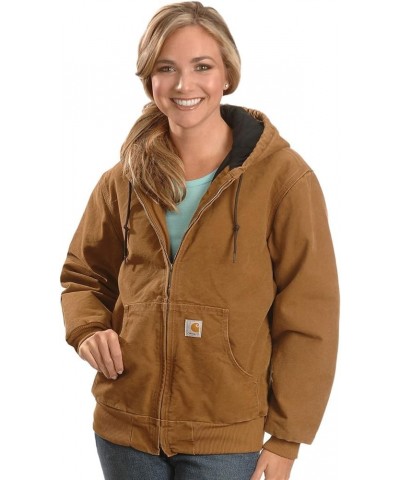 Women's Lined Sandstone Active Jacket Wj130 Brown $77.00 Jackets