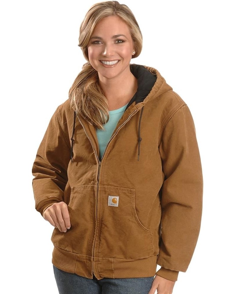 Women's Lined Sandstone Active Jacket Wj130 Brown $77.00 Jackets