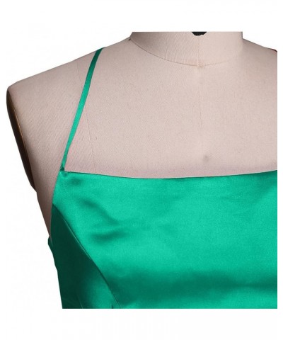 Party Dresses for Women Plus Size Spaghetti Strap Fashion A Line Dresses Green $12.60 Activewear