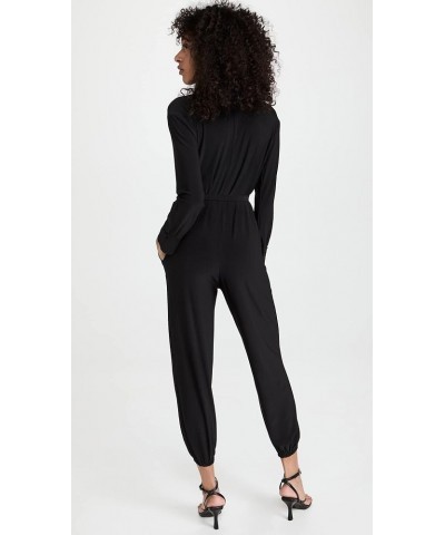 womens Nk Shirt Jog JumpsuitJumpsuit Black $56.12 Jumpsuits