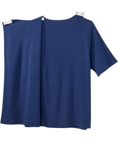 Women’s Open-Back Adaptive Embellished Top True Navy $18.05 Tops