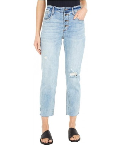 Rachael High-Rise Fab Ab Mom Jeans Enticing Wash $37.38 Jeans