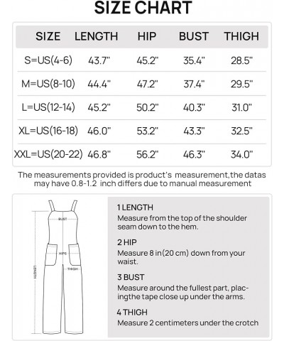 Women's 2024 Overalls Jumpsuit Casual Loose Sleeveless Adjustable Strap Rompers Outfits with Pockets Coffee $17.86 Overalls