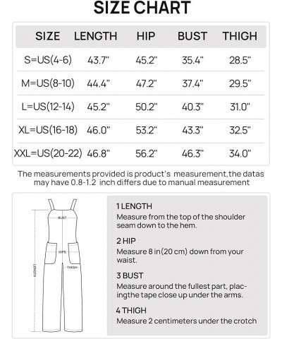 Women's 2024 Overalls Jumpsuit Casual Loose Sleeveless Adjustable Strap Rompers Outfits with Pockets Coffee $17.86 Overalls