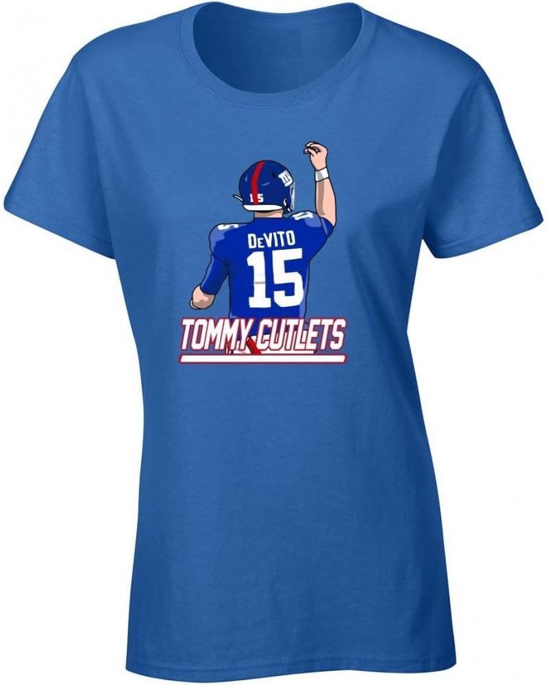 Blue New York Tommy Cutlets Womens T-Shirt Adult $21.09 Activewear