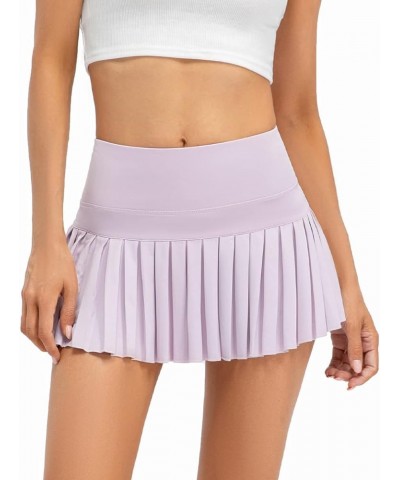 Women Tennis Skirt Pleated Golf Skirts with Pockets Workout Sports Running Athletic Skort Mini Pink $12.07 Skorts