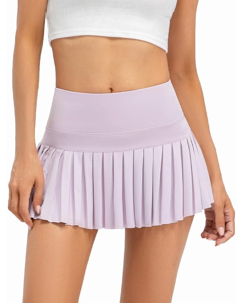 Women Tennis Skirt Pleated Golf Skirts with Pockets Workout Sports Running Athletic Skort Mini Pink $12.07 Skorts