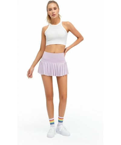 Women Tennis Skirt Pleated Golf Skirts with Pockets Workout Sports Running Athletic Skort Mini Pink $12.07 Skorts