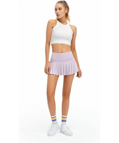 Women Tennis Skirt Pleated Golf Skirts with Pockets Workout Sports Running Athletic Skort Mini Pink $12.07 Skorts