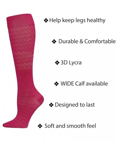 TrueSupport Women 10-15 mmHg 4 Single Pair Pack Compression Socks, Regular, Bleach Onyx Plus (Pack of 4) $23.55 Activewear