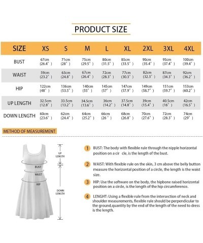 Tank Dress for Women Sleeveless A-line Plus Size XS-4XL Loose Fit Soft Comfy Lightweight Colorful Music Note $19.94 Dresses