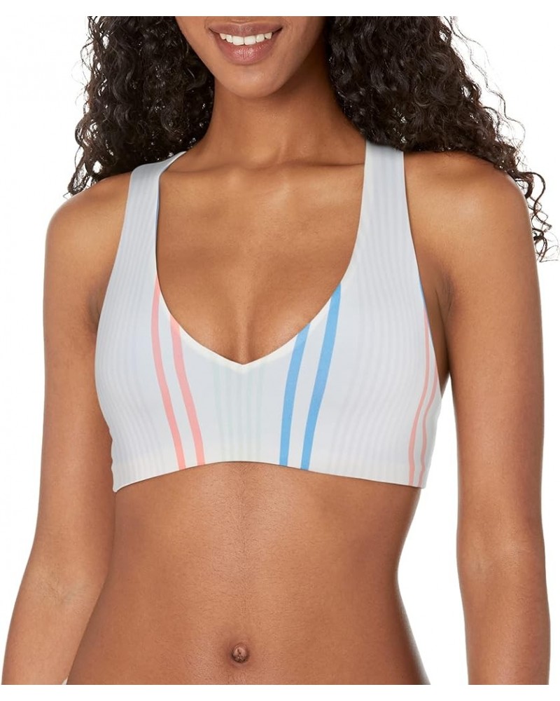 Women's La Jolla Reversible Top Sunny Stripe/Bluebay X-Large $30.73 Swimsuits