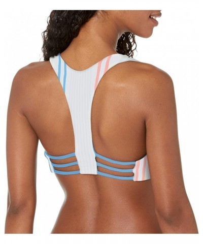 Women's La Jolla Reversible Top Sunny Stripe/Bluebay X-Large $30.73 Swimsuits