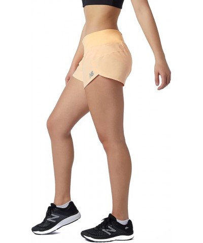 Women's Impact Run 3 Inch Short 20 Light Mango $19.55 Shorts