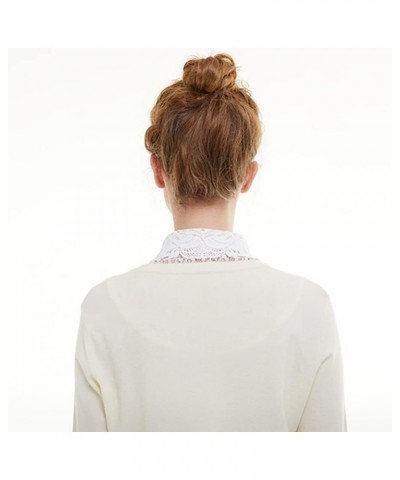 Fake Collar Lace Detachable Dickey Collar Blouse Half Shirts Faux False Collar Style 2,white $7.50 Tops