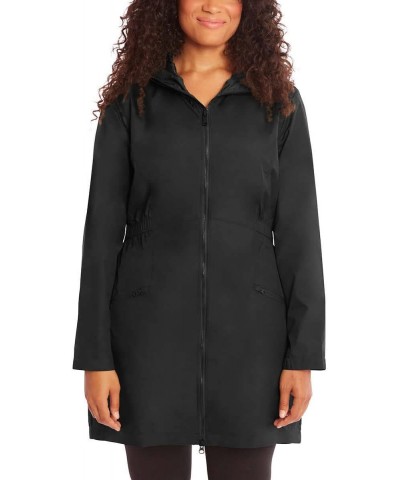 Ladies' Hooded Lightweight Jacket Pıck (Black, Large) $15.93 Jackets