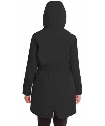 Ladies' Hooded Lightweight Jacket Pıck (Black, Large) $15.93 Jackets