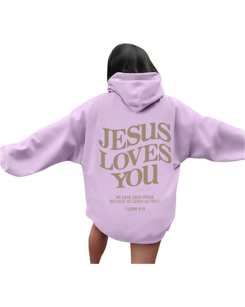 Living Proof Of A Loving God Hoodies For Women Oversized Shaper Printed Hooded Pullover Sweatshirts Long Sleeve Hoodie Tops Z...