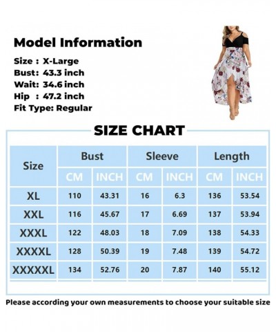 Plus Size Dresses for Curvy Women,2024 Spring Summer Trendy Floral Boho Maxi Dress,Elegant Flowy Bodycon Wedding Guest Dress ...