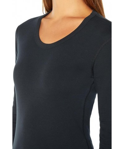 Women's Essential Heritage 3/4 Sleeve Scoop Neck Tee Black $19.04 Tops