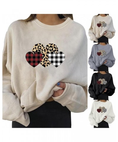 Hoodies for Teen Girls 14-16 Aesthetic Fashion Women's Warm Sweatshirt Casual Long Sleeve O Neck Soft Love Z008-white $10.25 ...