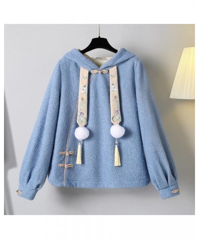 Women Hoodies Sweatshirts Improved Hanfu Cheongsam Autumn and Winter Dress (Color : 4039 Set, Size : XL) Small 4025 Set $26.0...