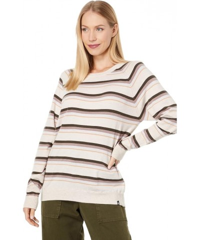 Women's Over N Out Crew Neck Sweater Ash $26.51 Sweaters