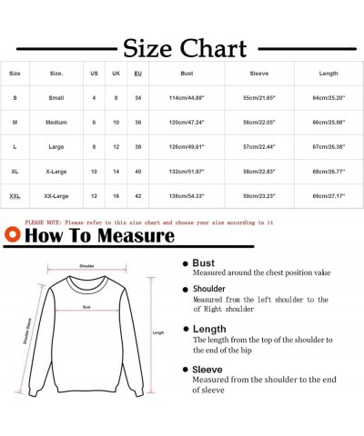 Sweatshirt for Women Crewneck Long Sleeve Sweatshirts Oversized Casual Cute Loose Fit Pullovers Tops with Pockets H07 Army Gr...