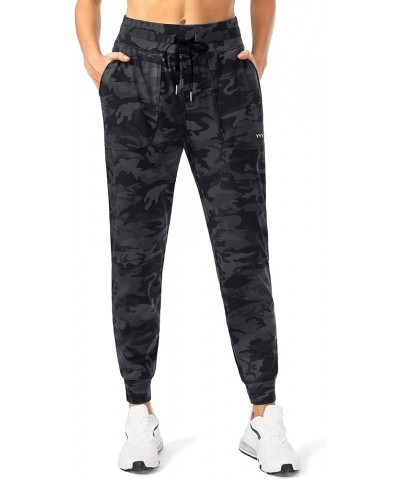 Women's Joggers Pants High Waist Workout Sweatpants for Women Soft Lounging Athletic Jogger with Deep Pockets Black Camo $15....