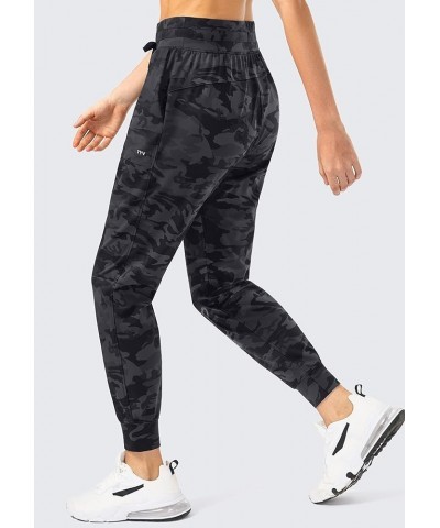 Women's Joggers Pants High Waist Workout Sweatpants for Women Soft Lounging Athletic Jogger with Deep Pockets Black Camo $15....