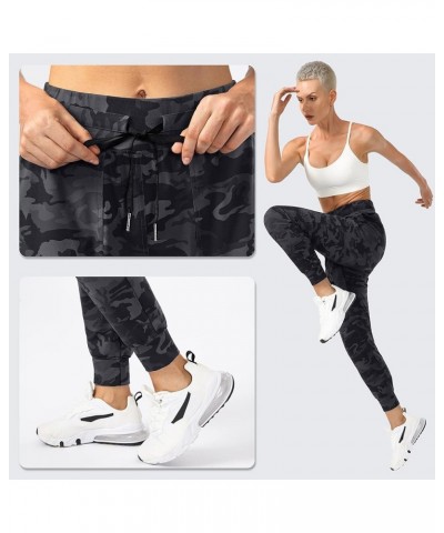 Women's Joggers Pants High Waist Workout Sweatpants for Women Soft Lounging Athletic Jogger with Deep Pockets Black Camo $15....