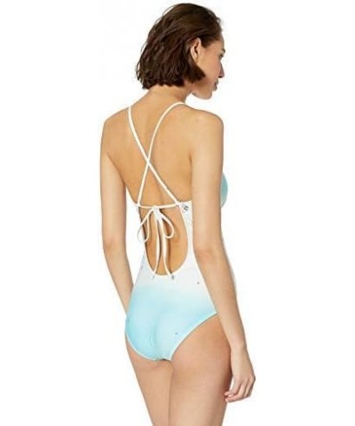 Women's Standard Lace Up One Piece Swimsuit Gray Malin Sand $38.85 Swimsuits