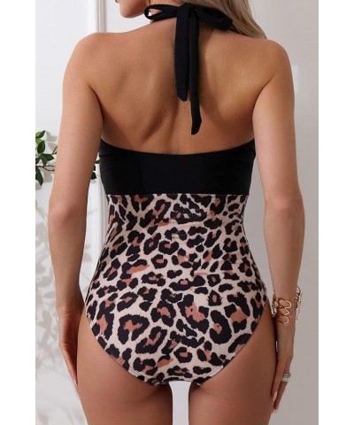 Women's One Piece Swimsuits Tummy Control Halter Slimming Bathing Suit Plunge 1 Piece Swimsuit for Woman 109 $20.39 Swimsuits