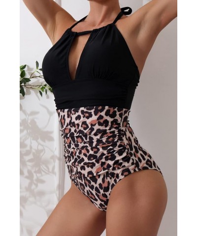 Women's One Piece Swimsuits Tummy Control Halter Slimming Bathing Suit Plunge 1 Piece Swimsuit for Woman 109 $20.39 Swimsuits