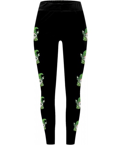 St Patricks Day Workout Leggings for Women Girls Irish Printed Gym Tummy Control High Waisted Activewear Yoga Pants Trousers ...