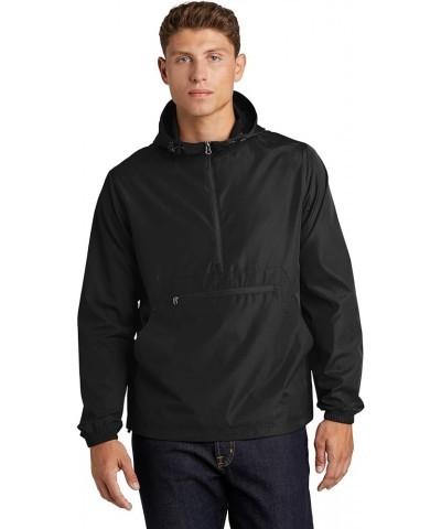 Kappa Alpha Order Windbreaker - Anorak Pullover Jacket - Quarter Zip Black $23.76 Jackets