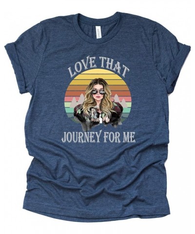 Love That Journey for Me Shirt Moira Alexis Rose T-Shirt Novelty Shirt Short Sleeve Print Casual Top Navy $10.98 T-Shirts
